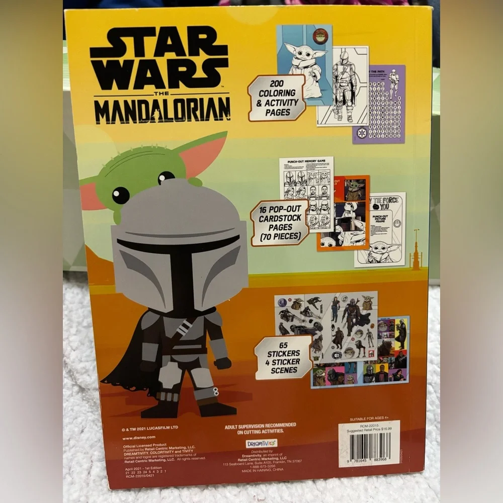 NWT Star Wars Mandalorian Kids Coloring & Activity Book